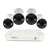 4 Camera 8 Channel 4K Ultra HD White NVR Security System - SWNVK-88680W4FB
