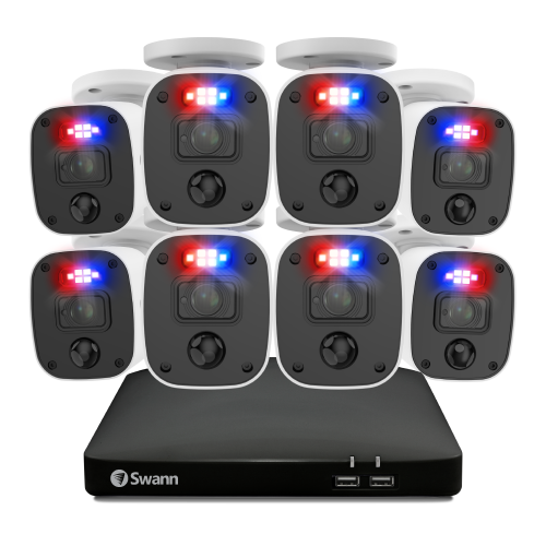 Home 8 Camera 8 Channel 1080p Full HD DVR 1TB HDD Security System with Mic