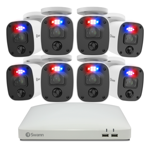 Home 8 Camera 8 Channel 1080p Full HD DVR Security System - SODVK-84680W8SQ